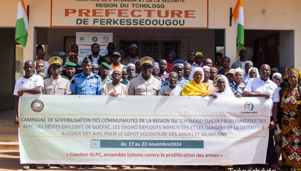 Photo prise par Trésor Béda lors de la sensibilisation le 21 novembre 2024